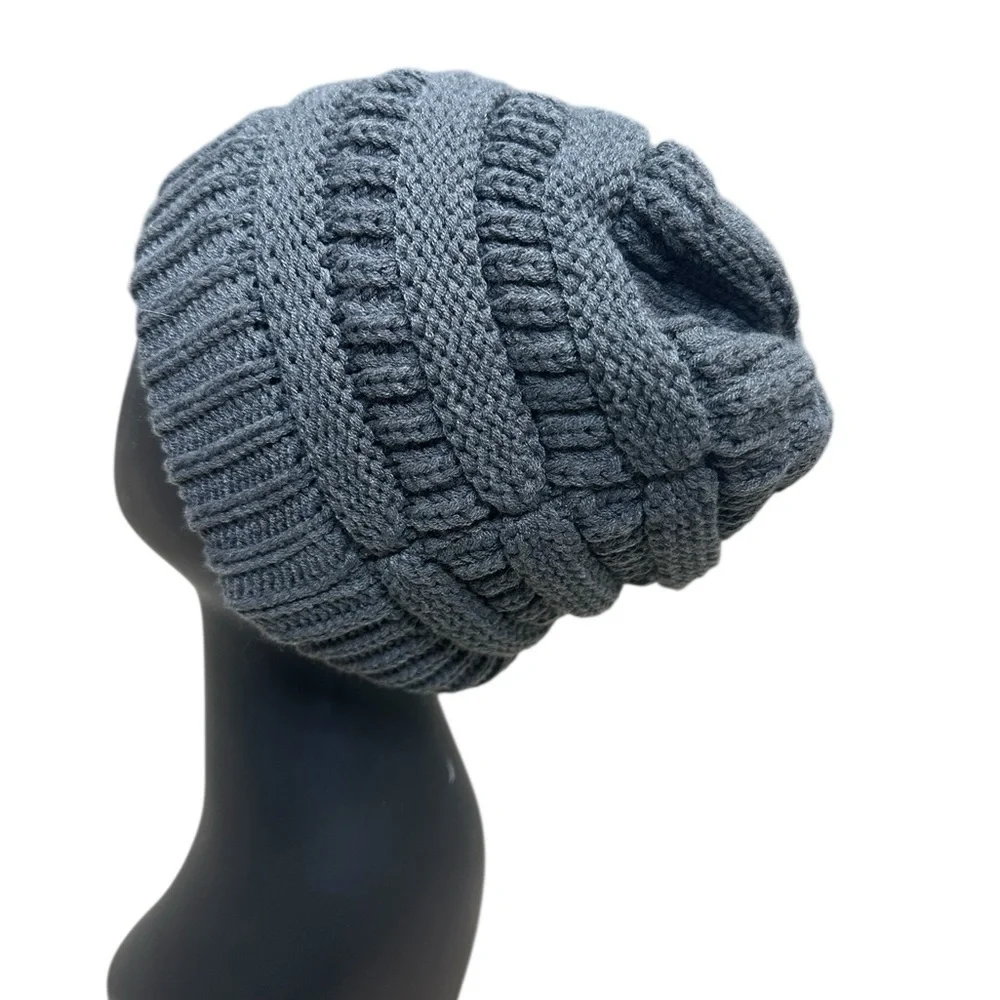 C.C Gray Knit Beanie